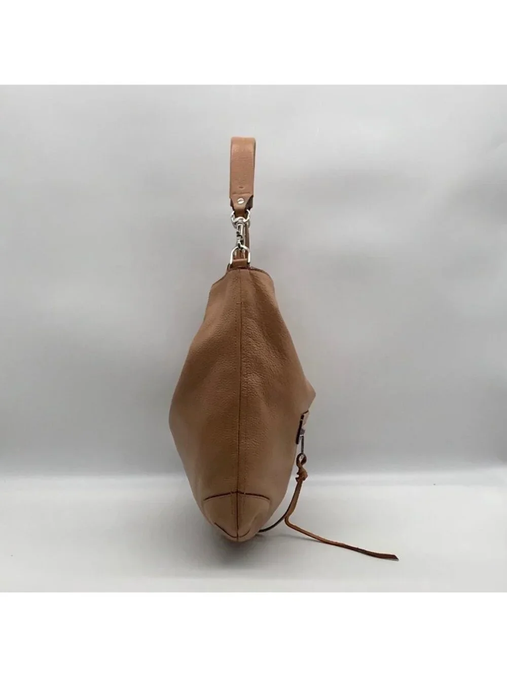 Rebecca Minkoff Tan Pebbled Leather Slim Regan Hobo Bag